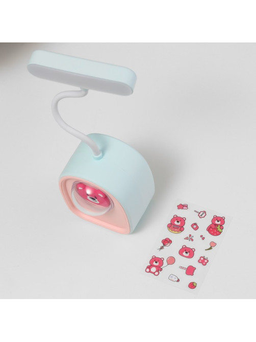 Ночник «Кидс» LED 3 Вт USB АКБ бело-голубой 7.5×5.3×20.5 см