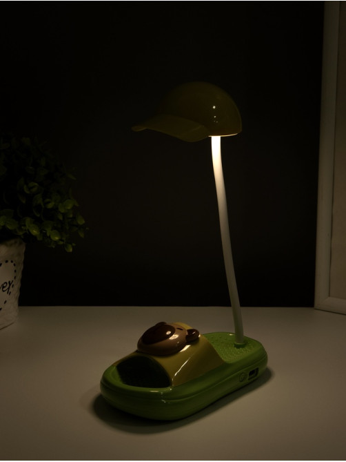 Ночник «Сланец с кепкой», 8хLED, 3 Вт, 5V, USB, АКБ, 3 режима, 13.5×7×21 см