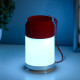 Ночник «Фоси» LED 5 режимов от батареек 3хААА бело-красный 6.5×6.5×11.5 см