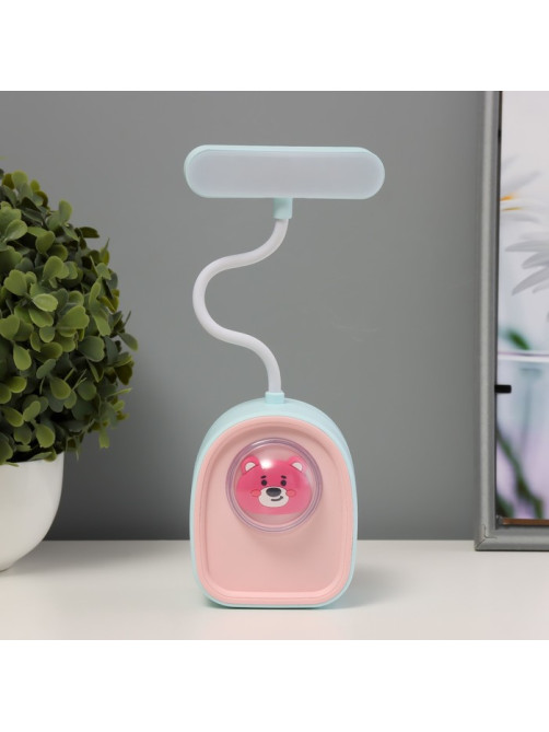 Ночник «Кидс» LED 3 Вт USB АКБ бело-голубой 7.5×5.3×20.5 см