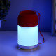 Ночник «Фоси» LED 5 режимов от батареек 3хААА бело-красный 6.5×6.5×11.5 см