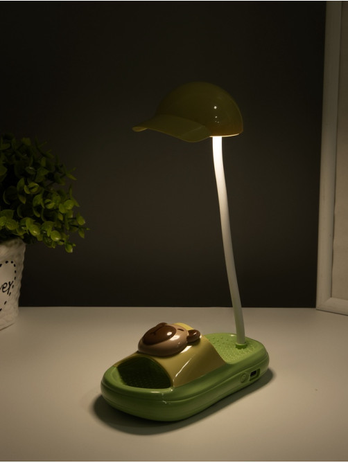 Ночник «Сланец с кепкой», 8хLED, 3 Вт, 5V, USB, АКБ, 3 режима, 13.5×7×21 см
