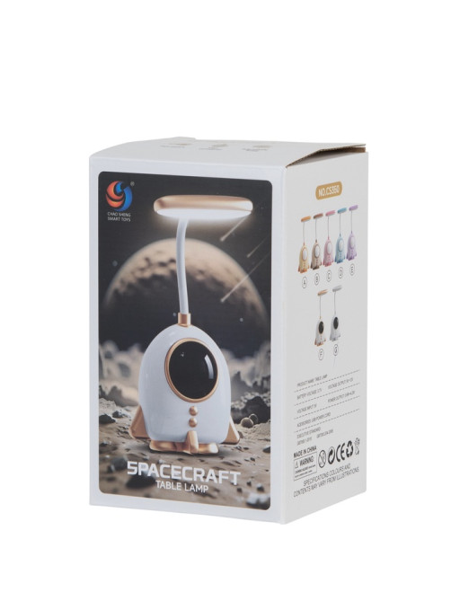 Ночник - карандашница «Ракета», 6хLED, 3 Вт, 5V, USB, АКБ, 2 режима, 7×11×27 см