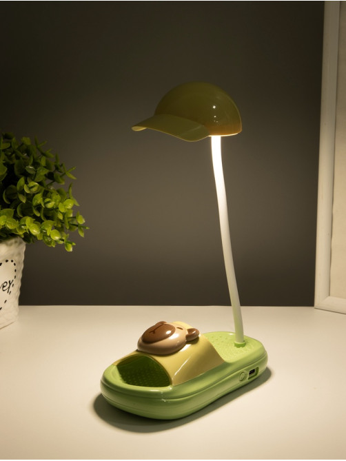Ночник «Сланец с кепкой», 8хLED, 3 Вт, 5V, USB, АКБ, 3 режима, 13.5×7×21 см