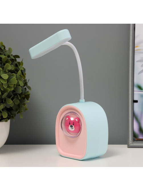 Ночник «Кидс» LED 3 Вт USB АКБ бело-голубой 7.5×5.3×20.5 см