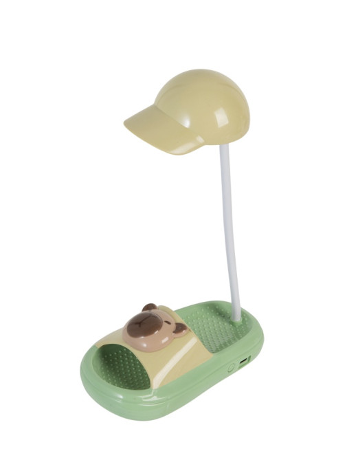 Ночник «Сланец с кепкой», 8хLED, 3 Вт, 5V, USB, АКБ, 3 режима, 13.5×7×21 см