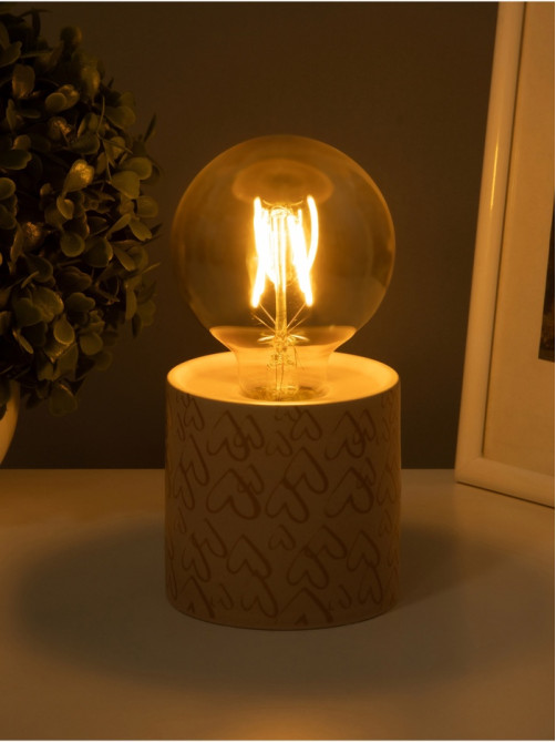 Ночник RISALUX «Цилиндр», LED, от батареек, 2хАА, 8.5×8.5×17 см