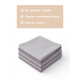 Платки носовые детские «Крошка Я» Deep grey, 20×20 см, набор 6 шт., муслин, 100 % хлопок, серые
