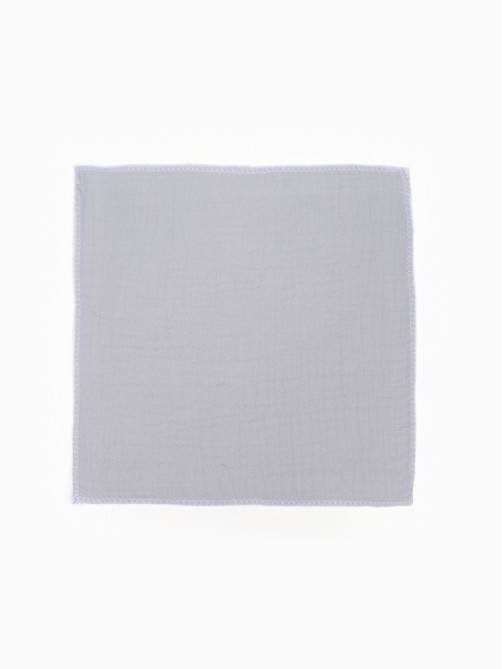 Платки носовые детские «Крошка Я» Deep grey, 20×20 см, набор 6 шт., муслин, 100 % хлопок, серые