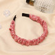 Ободок для волос QF «Браун», стиль, 2.5 см, пепельно-красный