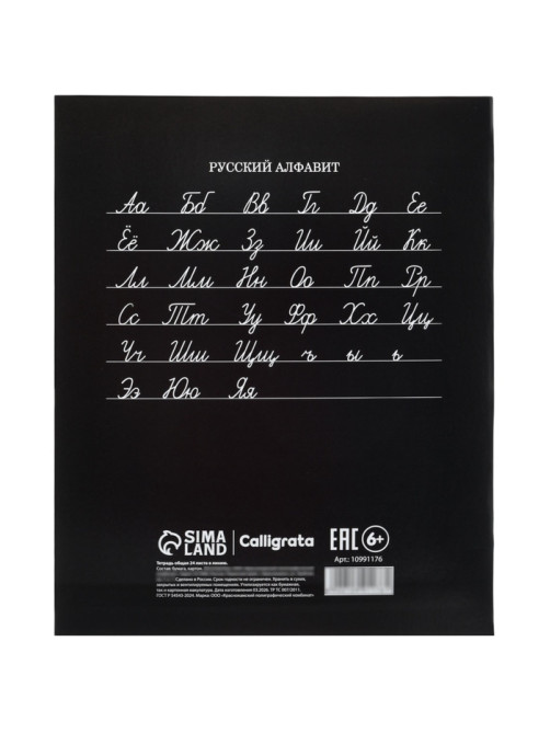 Тетрадь 24 листа в линейку Calligrata «Гоночные авто», блок №2, 5 В МИКС