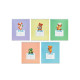 Тетрадь 18 листов в клетку Calligrata KIDS, блок №2, 5 В МИКС
