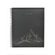 Тетрадь 96 листов в клетку, на гребне «Горы. Минимализм» белые листы