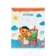 Тетрадь 12 листов в линейку Calligrata KIDS, блок №2, 5 В МИКС