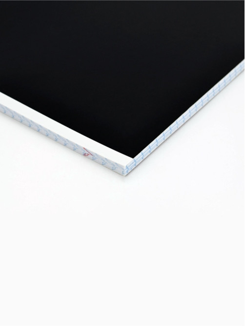 Тетрадь в клетку, 48 л., А5, на скрепке, блок №1 Black or Grey МИКС