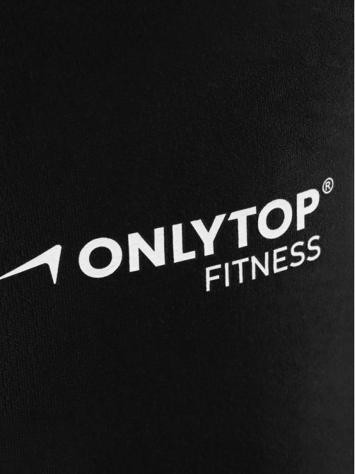Пояс на талию ONLYTOP fitness, размер универсальный, для похудения, чёрный