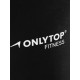Пояс на талию ONLYTOP fitness, размер универсальный, для похудения, чёрный