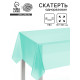 Скатерть одноразовая на стол 137×183 см, мятная