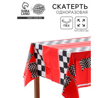 Скатерть одноразовая «Чемпион», 137×183 см