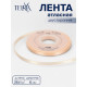 Лента атласная TEIRA, двухсторонняя, 6 мм, 25±1 м, бежевая №112