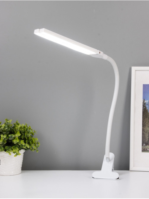 Настольная лампа RISALUX «Семи», LED 5 Вт, 6000К, 7.5×10.5×65 см, белый