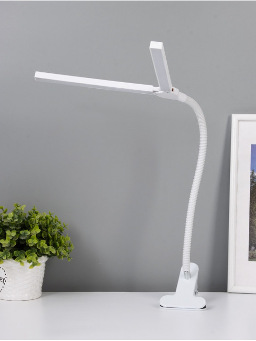 Настольная лампа RISALUX «Семи», LED 5 Вт, 6000К, 7.5×10.5×65 см, белый