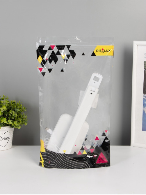 Светильник настольный с подставкой под телефон «Уно» 4 Вт LED USB 2700-6500К белый