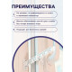 Ограничитель открывания для окна ТУНДРА, металлическая гребенка, 5-ти позиционная, 5 шт.