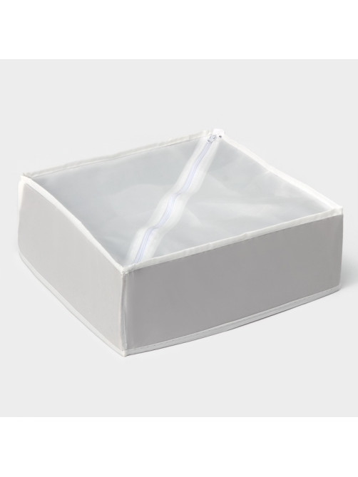 Органайзер для хранения белья LaDо́m, 16 ячеек, 32×32×12 см, серый