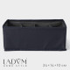 Органайзер для хранения белья LaDо́m, 8 ячеек, 24×14×10 см, графитовый