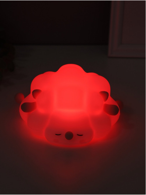Фигурка световая RISALUX «Барашек», 2 Вт, LED-ночник антистресс, RGB, USB, 13.8×16.5×8 см