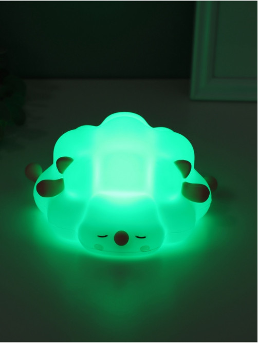 Фигурка световая RISALUX «Барашек», 2 Вт, LED-ночник антистресс, RGB, USB, 13.8×16.5×8 см