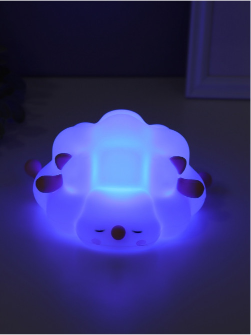 Фигурка световая RISALUX «Барашек», 2 Вт, LED-ночник антистресс, RGB, USB, 13.8×16.5×8 см