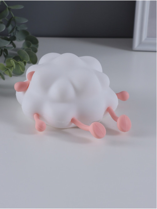 Фигурка световая RISALUX «Барашек», 2 Вт, LED-ночник антистресс, RGB, USB, 13.8×16.5×8 см