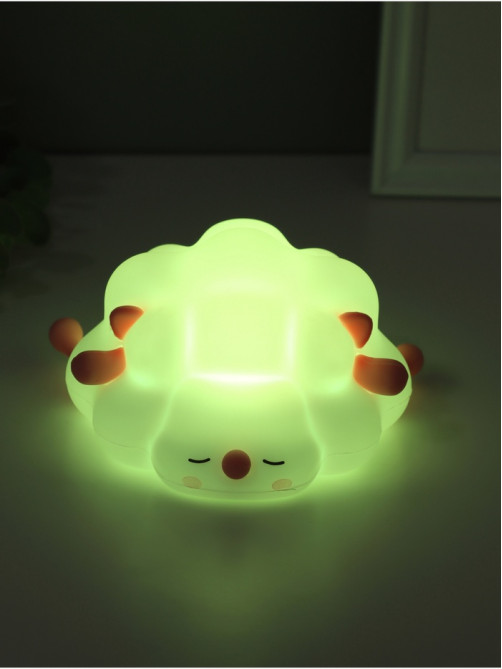 Фигурка световая RISALUX «Барашек», 2 Вт, LED-ночник антистресс, RGB, USB, 13.8×16.5×8 см