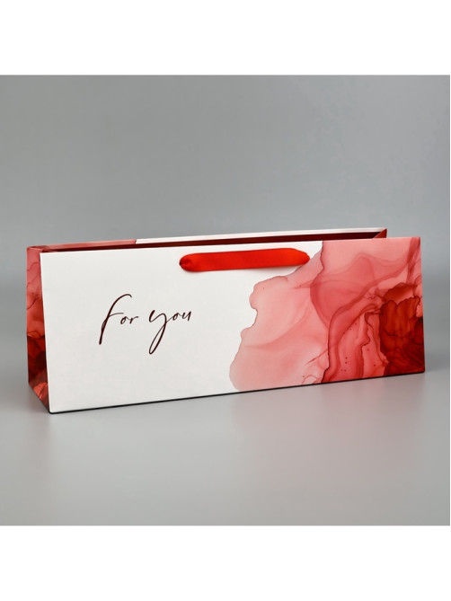 Пакет под бутылку For you, 36×10×13 см