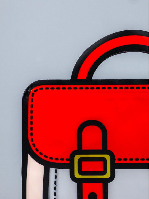 Пакет подарочный, «Портфель», с zip-lock застежкой, 20×19+6 см