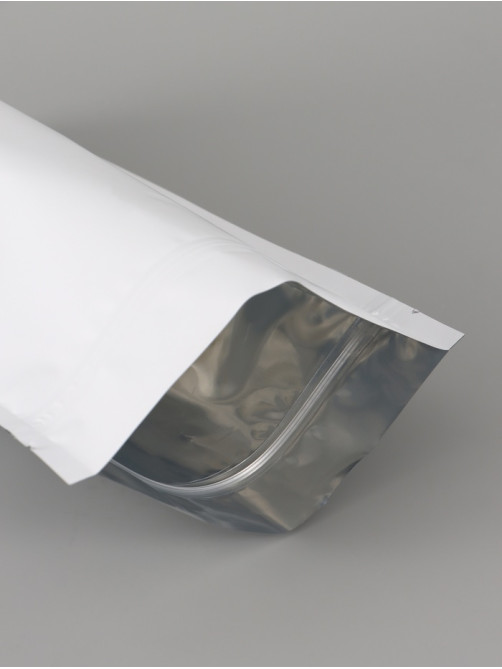 Пакет дой-пак белый матовый 17×30 см