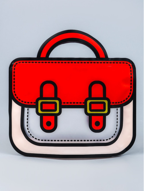 Пакет подарочный, «Портфель», с zip-lock застежкой, 20×19+6 см