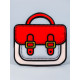Пакет подарочный, «Портфель», с zip-lock застежкой, 20×19+6 см