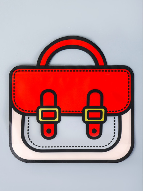 Пакет подарочный, «Портфель», с zip-lock застежкой, 20×19+6 см
