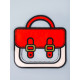Пакет подарочный, «Портфель», с zip-lock застежкой, 20×19+6 см