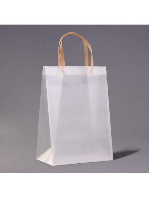 Пакет подарочный PP, прозрачный, матовый, 25×15×35 см