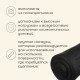 Набор защитных колпачков для трекинговых палок, ребристые, 2 шт., чёрный
