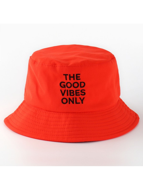 Панама Good vibes, оранжевая, р-р 56