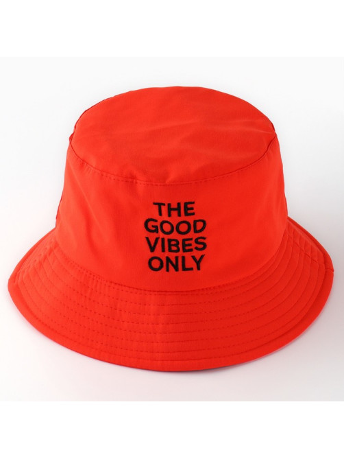 Панама Good vibes, оранжевая, р-р 56