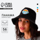 Панама Lost&Found, чёрная, р-р 56