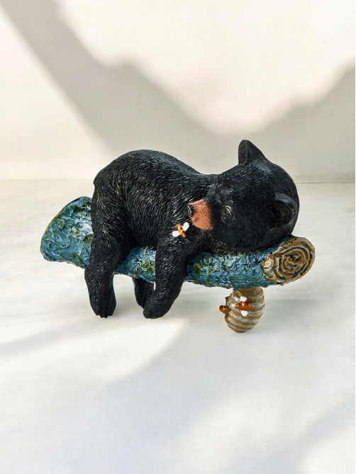 Декор на стену, для дома TAKE IT EASY «Мишка на дереве», панно, 17×10×20 см
