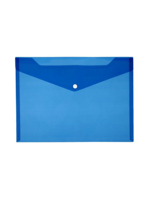 Папки-конверты на кнопке, набор 8 штук, формат А4, 180 мкр, переход цвета