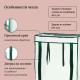 Парник-стеллаж для рассады, металлический, 3 полки, 80×24×46 см, d=12 мм, с чехлом 80 мкм, Greengo